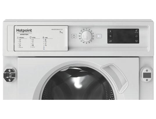 Lave linge hublot encastrable HOTPOINT BIWMHG71483EU MyTime 7 kg Induction L60cm 1400 trsmin - vue 3