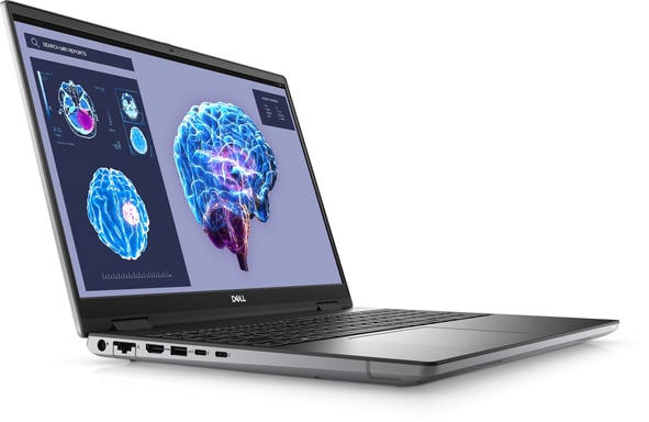 DELL Precision 7680 Intel® Core™ i7 i7-13850HX Estación de trabajo móvil 40,6 cm (16'') Full HD+ 32 GB DDR5-SDRAM 1 TB SSD NVIDIA RTX 3500 Ada Wi-Fi 6E (802.11ax) Windows 11 Pro Alemán Gris