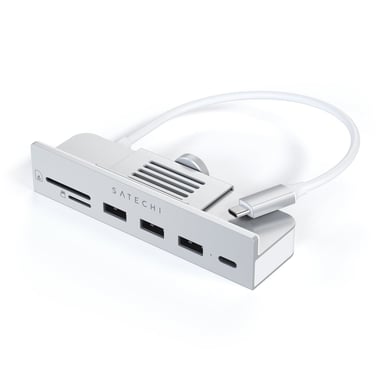 Satechi ST-UCICHS base para portátil y replicador de puertos USB 3.2 Gen 1 (3.1 Gen 1) Type-C Plata