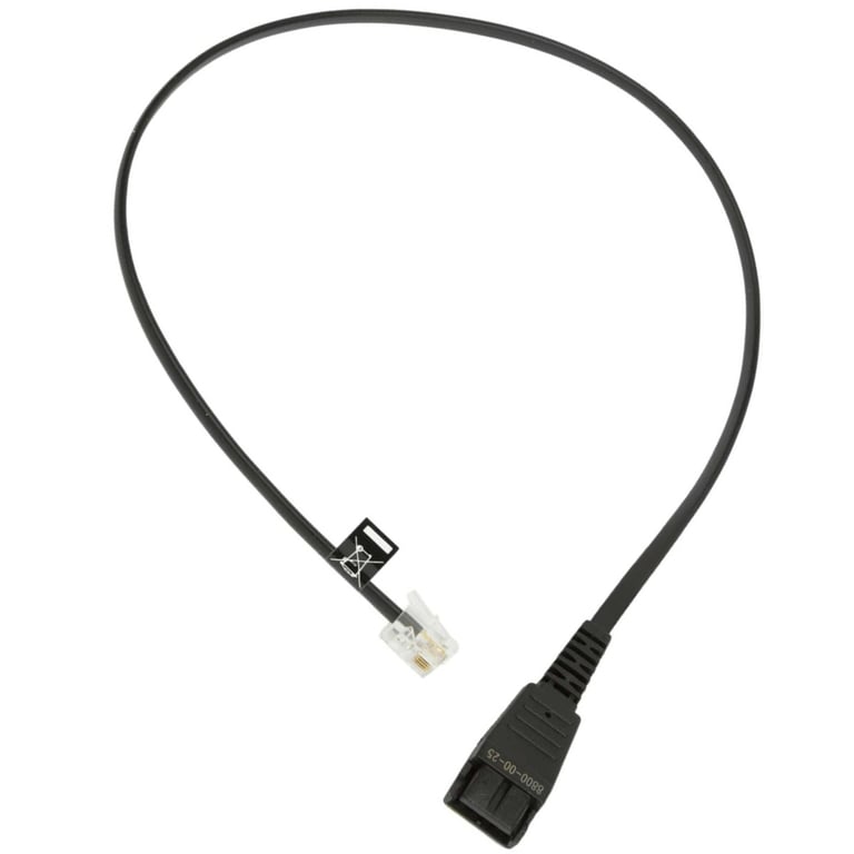 Accessoire Jabra 8800-00-37 – Câble QD, Connecteur Mod Plug - vue 2