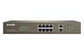 Tenda TEF1210P-8-150W Fast Ethernet (10/100) Energía sobre Ethernet (PoE) Gris