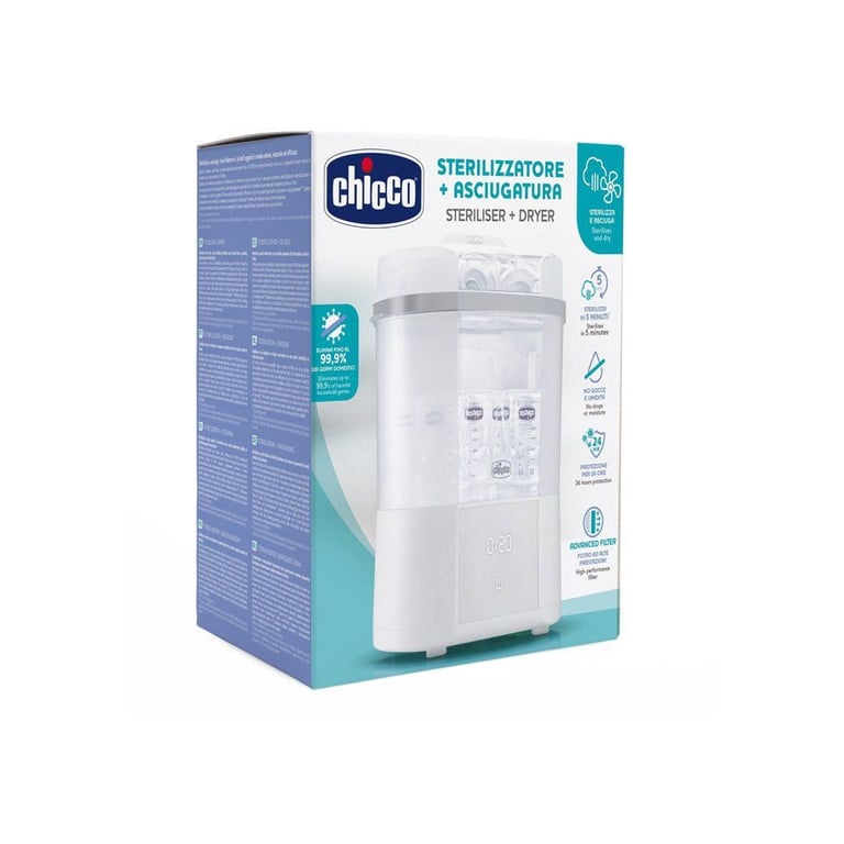 Chicco Stérilisateur et sécheur électrique vapeur Jusqu’à 6 biberons - vue 3