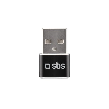 SBS TEADAPTUSBTC adaptador de cable USB Type-A a USB Type-C Negro