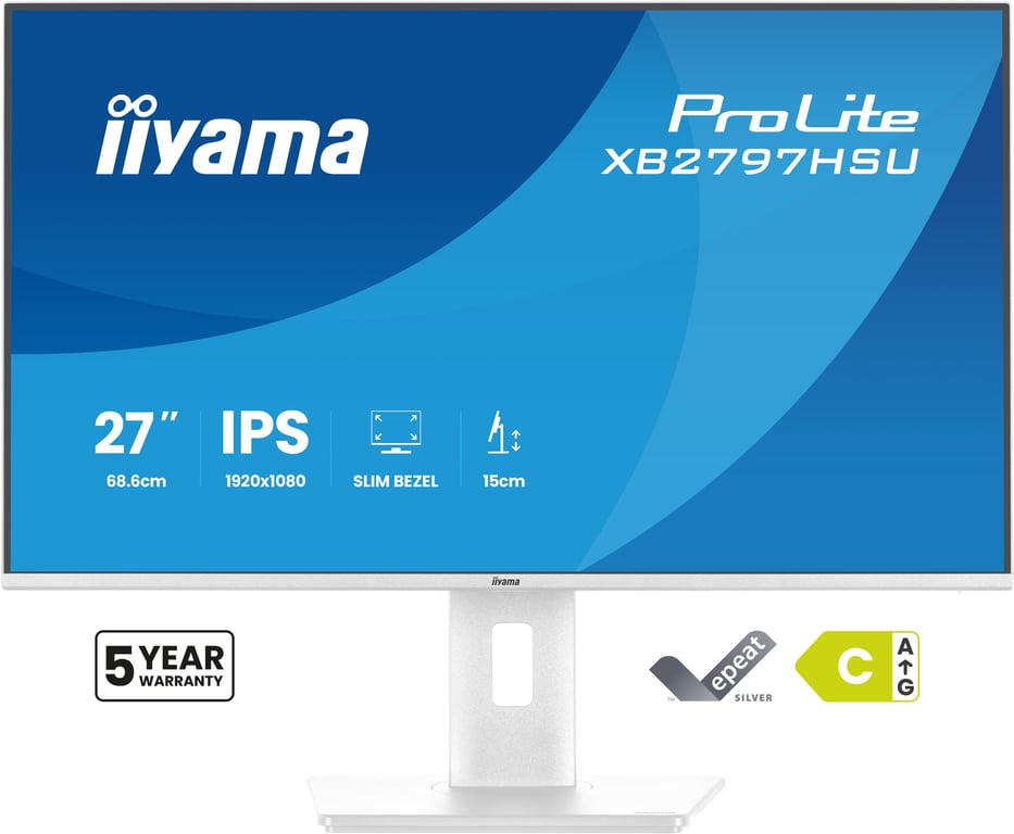 Ecran PC iiyama ProLite XB2797HSU W1 27 1920 x 1080 Full HD LED - vue 7