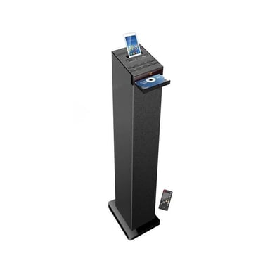 Enceinte tour Bluetooth Inovalley HP32CD avec CD, USB, FM et télécommande Noir