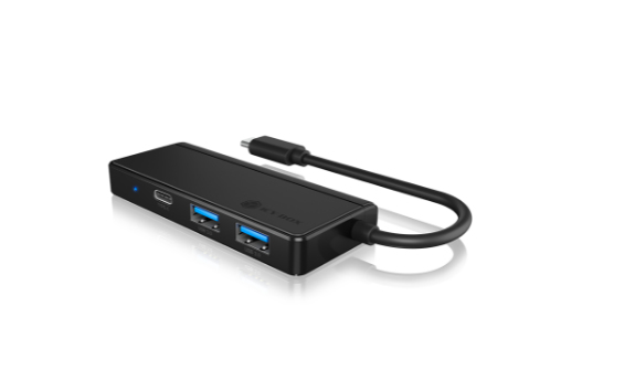 ICY BOX IB-HUB1423CR-C3 USB 3.2 Gen 1 (3.1 Gen 1) Type-C 5000 Mbit/s Nero