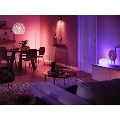 Confezione da 2 lampadine Philips Hue White e Color Ambiance E27 75W bianche collegate - Personalizza la tua illuminazione
