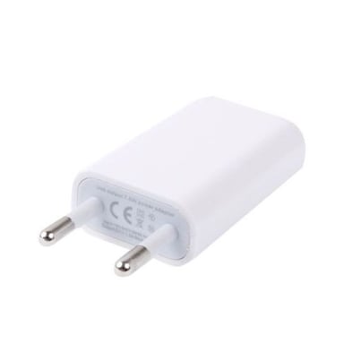 Cargador adaptador USB universal iPhone 5 blanco