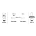 Cavo USB-C Flexi-Slim, oro, antitorsione, blu, 0,75 m