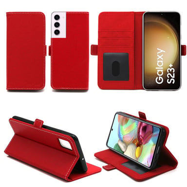 Samsung Galaxy S23 Plus / S23+ 5G Etui / Housse pochette protection rouge