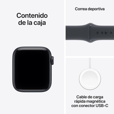 Apple Watch SE 3 GPS + Cellular 40 mm Alluminio Midnight con Cinturino Sport Midnight M/L