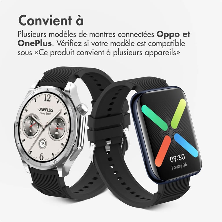 Bracelet imoshion pour OnePlus Watch 3 / 2 / 2R / Oppo Watch X Silicone - vue 8