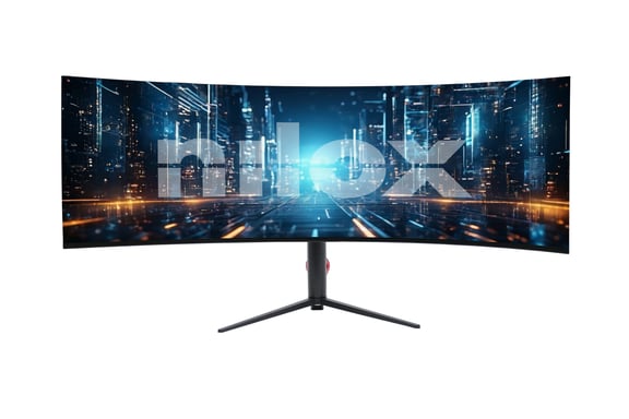 Nilox NXM49CRVDC écran plat de PC 124,5 cm (49'') 5120 x 1440 pixels Dual QHD LED Noir