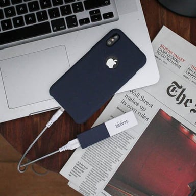 Barre d'énergie, 2500mAh, Marine Bleu