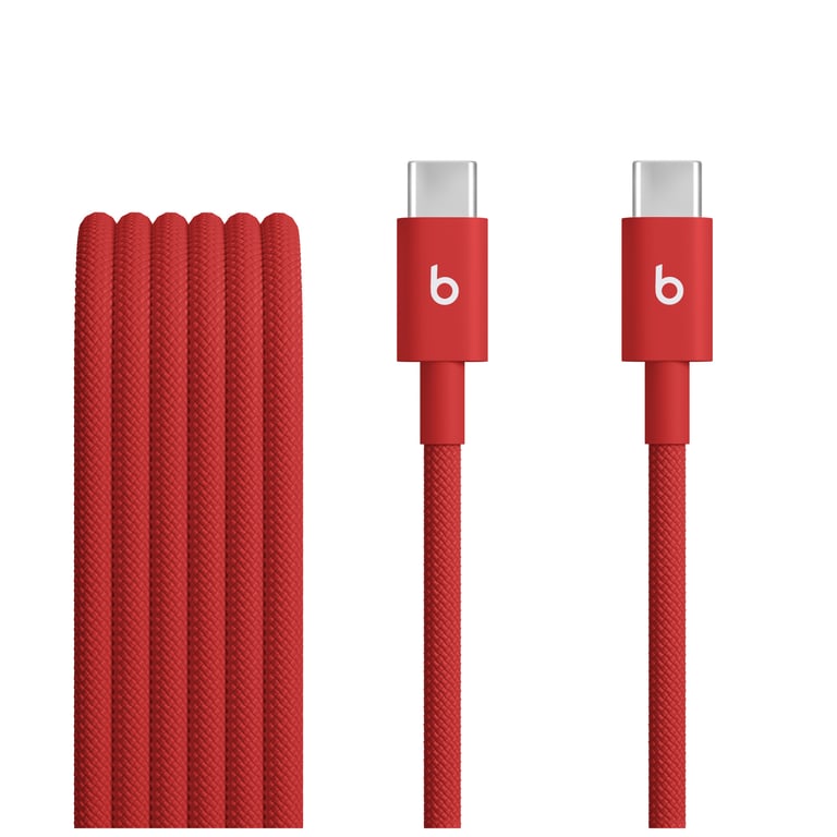 Apple Beats câble USB USB 2.0 1,5 m USB C Rouge - Neuf