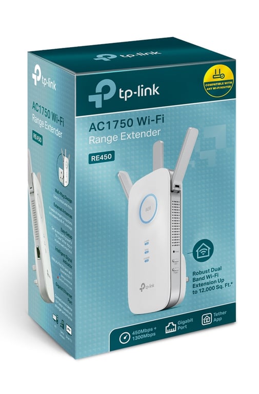 TP Link RE450 Répéteur réseau 10 100 1000 Mbit/ Neuf - vue 9