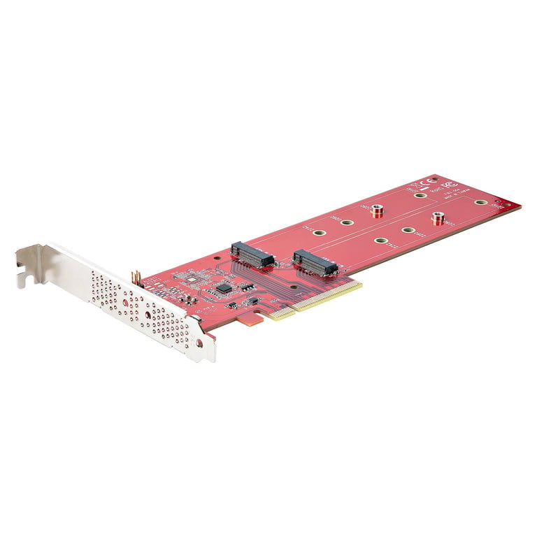 Adaptateur PCIe StarTech QUAD-M2-PCIE-CARD-B – 4 Ports M.2 NVMe/AHCI, PCIe 4.0 - vue 5