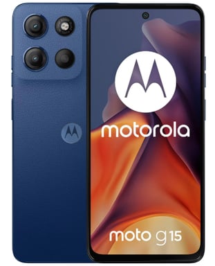 Motorola moto g15 (4G) 128 Go, Marine