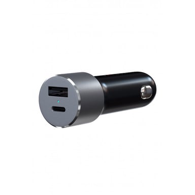 Caricabatterie per accendisigari Satechi USB C 72 W Grigio siderale