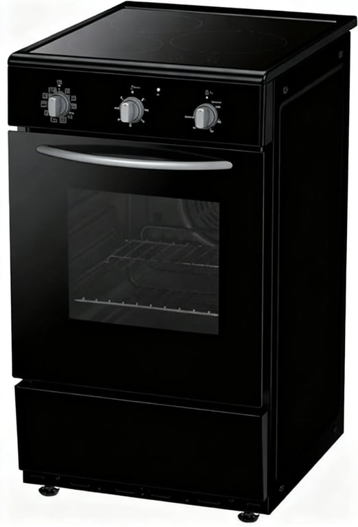 Cuisinière à induction CONTINENTAL EDISON CECI3F50B 3 feux - vue 2