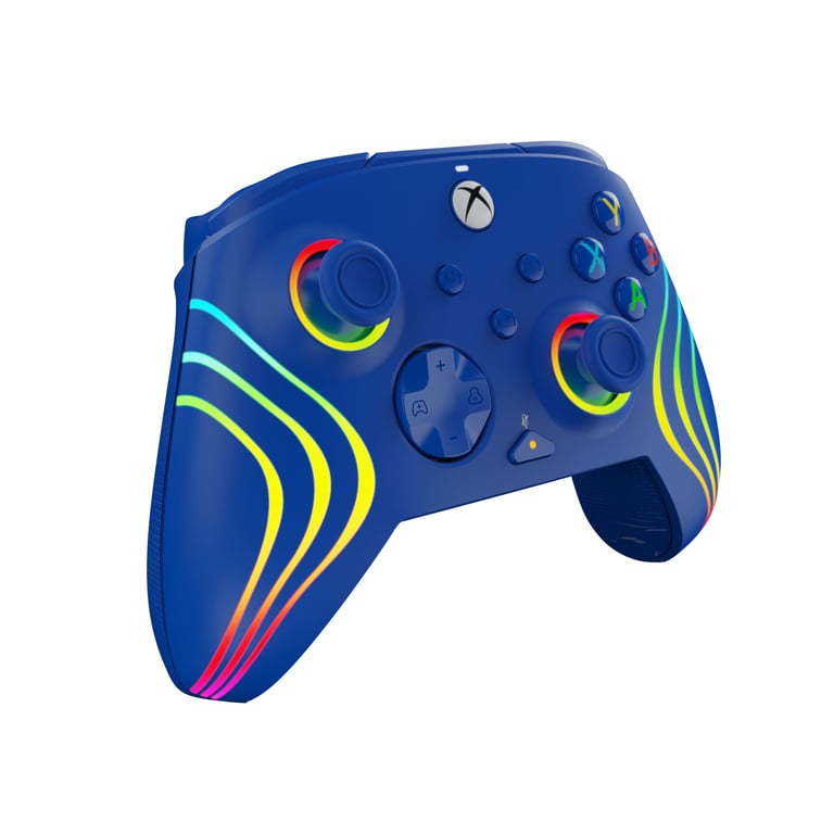 PDP Afterglow Wave Bleu USB Manette de jeu Analogique/Numérique PC, Xbox Series S, Xbox Series X - Neuf