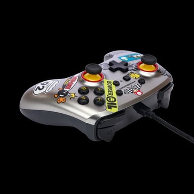 PowerA NSGP0145-01 mando y volante Negro, Azul, Naranja, Rojo, Plata, Blanco USB Gamepad Analógico/Digital Nintendo Switch