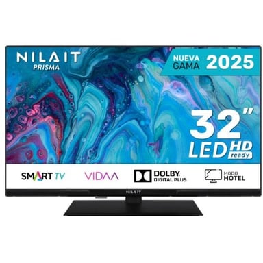 Smart TV LED HD 32'' Nilait Prisma 32HD7004SPC VIDAA - base centrale