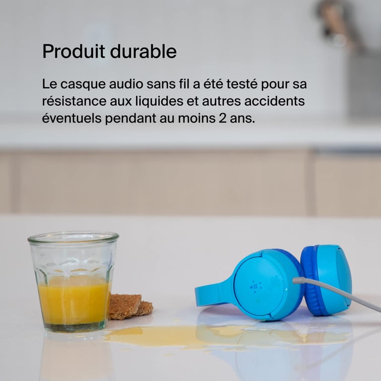 Belkin Casque filaire pour Enfants Protection 85 db SoundForm Mini - vue 4