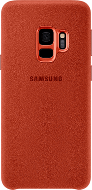 Coque pour Samsung Galaxy S9 Alcantara Rouge Samsung