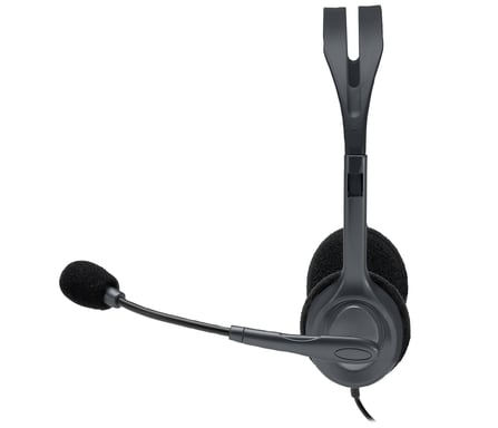 Logitech 981-000612 auricular y casco Auriculares Alámbrico Diadema Oficina/Centro de llamadas Negro