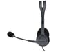 Logitech 981-000612 auricular y casco Auriculares Alámbrico Diadema Oficina/Centro de llamadas Negro