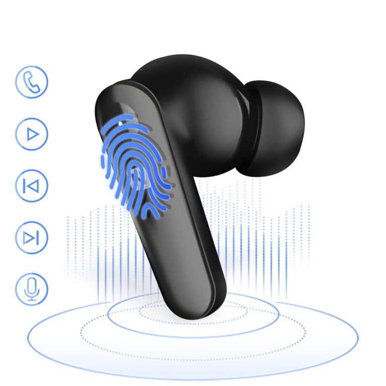 Écouteurs Bluetooth à Réduction de Bruit Autonomie 35 Heures Neuf - vue 2