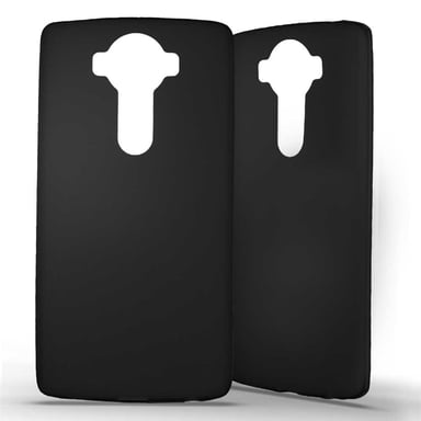 Coque silicone unie compatible Givré Noir LG V10