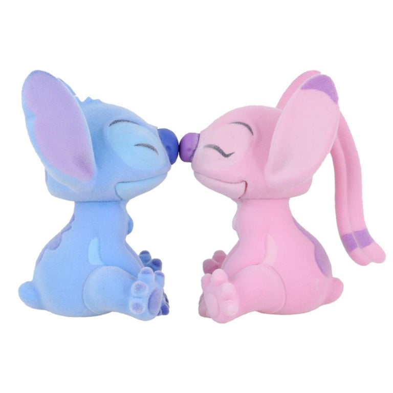 Figurines floquées Disney Bisous Stitch et Angel Grand Jester - Neuf