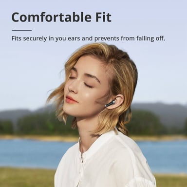 Tronsmart Sounfii R4 Auricolari TWS ENC con cancellazione del rumore per chiamate nere