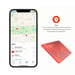 Fixed Tag Card - Tracker Bluetooth pour iOS - Orange