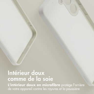 imoshion Coque Couleur avec MagSafe pour Samsung Galaxy S24 Plus - Beige