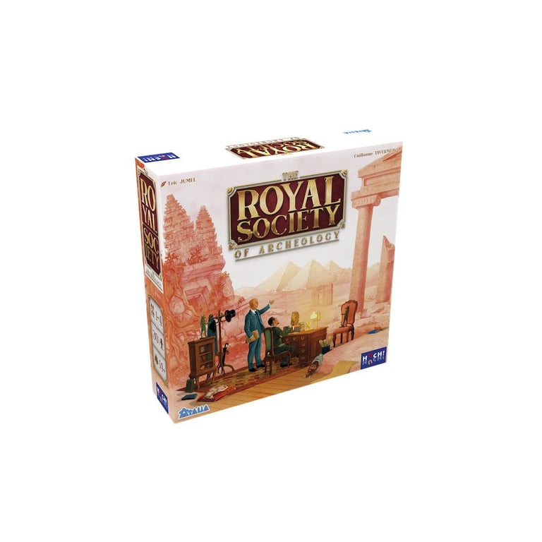 Jeu de société Atalia Jeux The Royal Society of Archeology Placement d'ouvriers Stratégie Beige - Neuf