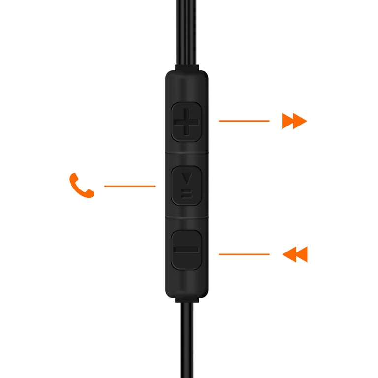Écouteurs Jack 3 5mm Intra 1 2m Musique et Appels Mains Libres Neuf - vue 3
