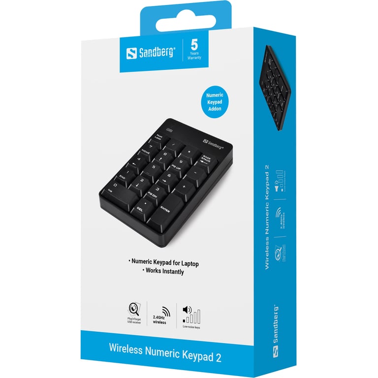 Sandberg Wireless Numeric Keypad 2 - vue 2
