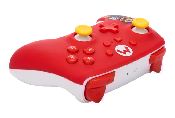 PowerA NSGP0012-01 mando y volante Rojo Bluetooth Gamepad Analógico Nintendo Switch, Nintendo Switch Lite, Nintendo Switch OLED