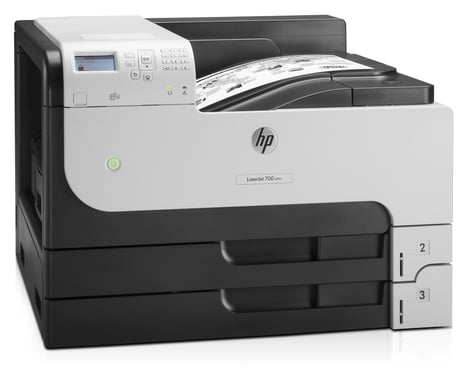 HP LaserJet Enterprise 700 Imprimante M712dn, Noir et blanc, Imprimante pour Entreprises, Imprimer, Impression USB en façade, Impression recto-verso