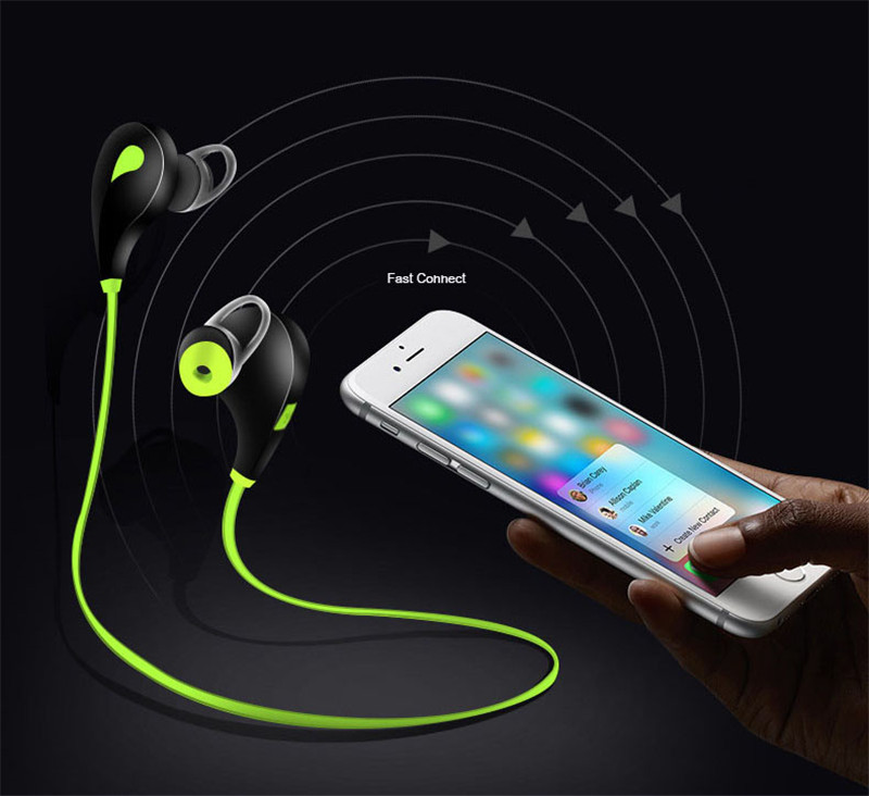 Ecouteurs Bluetooth Sport pour Smartphone Sans Fil Bouton Son Kit Main Libre INTRA-AURICULAIRE Unive