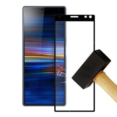 Film verre trempé 4D Noir compatible Samsung Galaxy S10