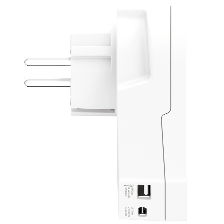 Adaptateur voyage USB A + USB C PD Monde vers Europe 23 poles Skross Neuf - vue 3