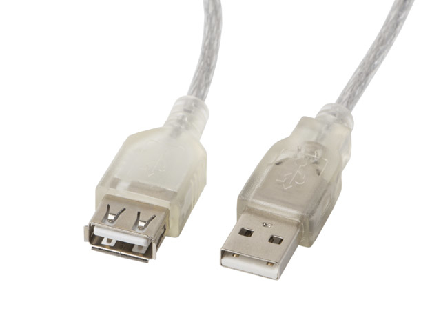 Lanberg Cable Alargador Lanbergusb 2.0 Macho Hembra Ferrita 1.8m