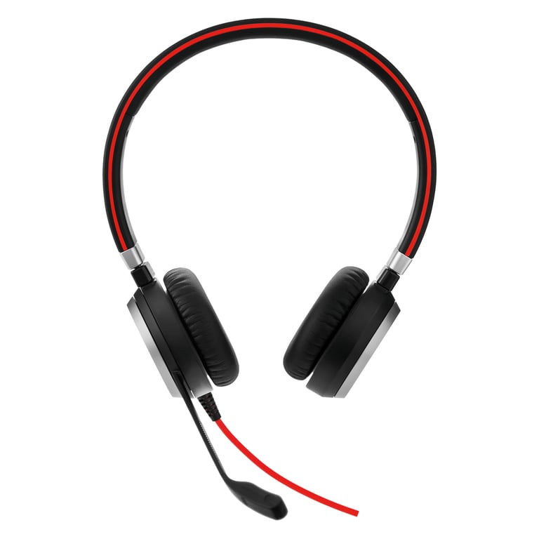 Jabra Evolve 40 MS Auricular con cable estéreo Diadema Oficina/Centro de llamadas Negro - Nuevo