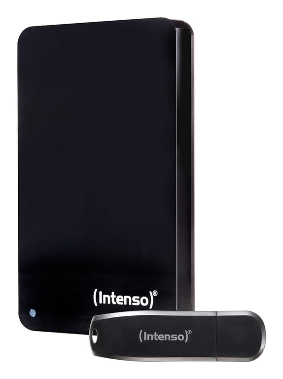 Intenso Bonuspack Disque dur externe portable 2.5 USB 3.2 Gen 1 5400 toursmin mémoire tampon : 8 Mo avec USB flash drive - vue 4