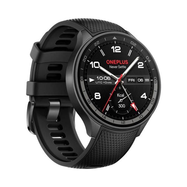 OnePlus Watch 2R GPS AMOLED, Boitier de 46 mm, Noir - Neuf