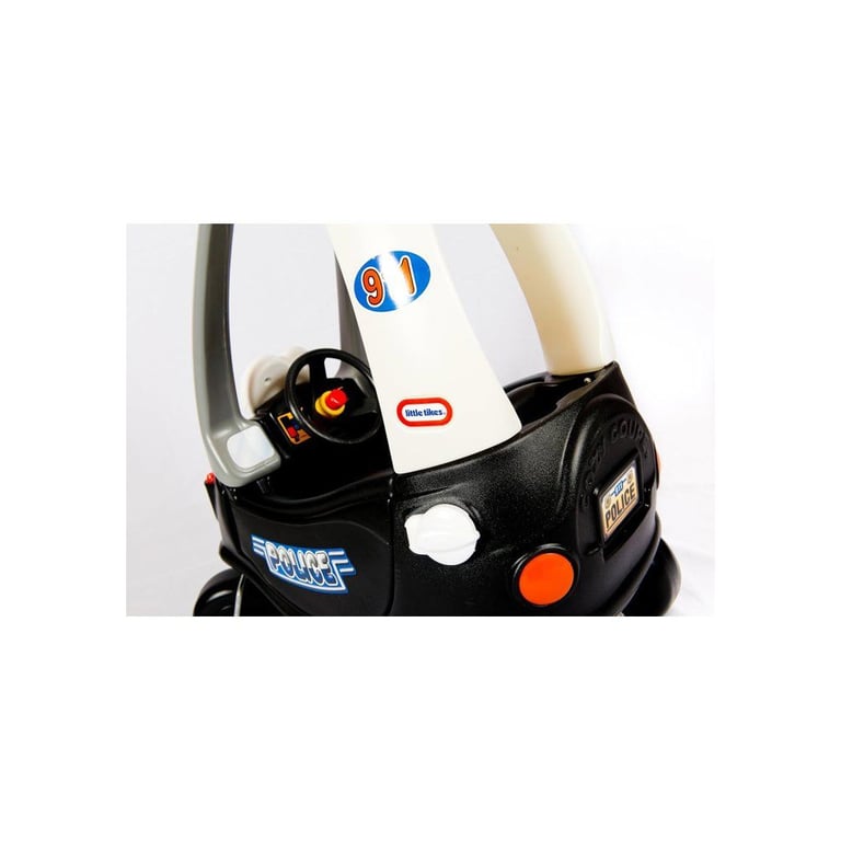 Voiture porteur Little Tikes Cozy Coupe Police avec plancher amovible Neuf - vue 2